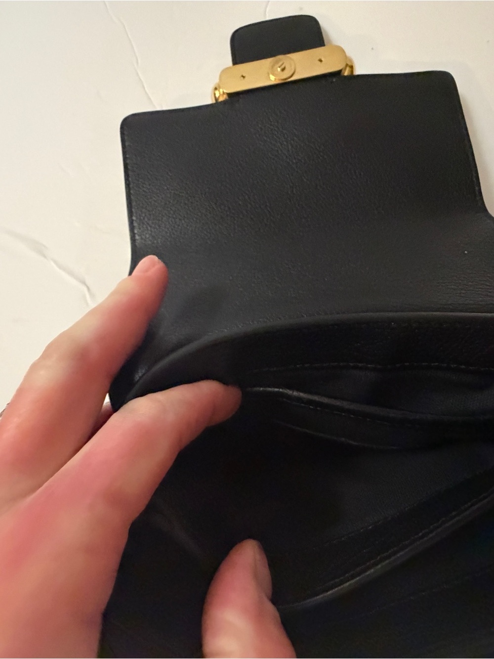 Authentic Black Leather Alexander McQueen Twin Chain Crossbody - Picture 14 of 15